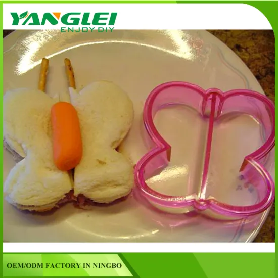 premium Crust & Sandwich Cutter Plastic Butterfly Shaped Sandwiches