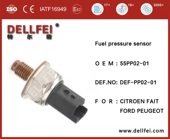 New Common Rail High Pressure Sensor 55PP02-01 for CITROEN,FAIT,FORD,PEUGEOT