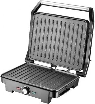 180 Degree 220W Panini Press Grill Sandwich Maker with Detachable 4 Slice Plate
