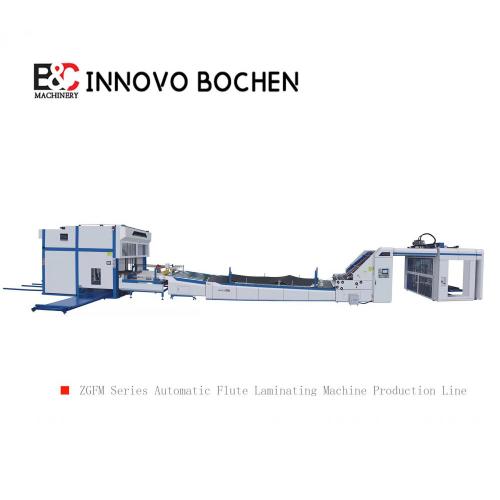 Flute Laminating machine With pile turner