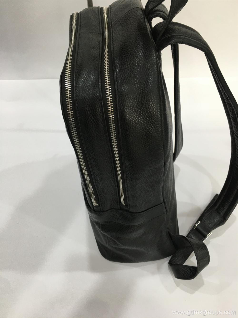 Men'S Backpack Leather Backpack Business Computer Bag