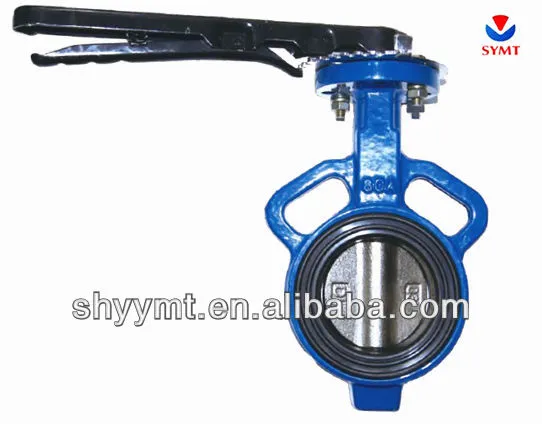 wafer butterfly valve(two holes)