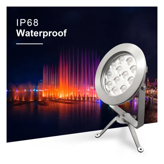 Original Factory Stainless Steel IP68 12W RGB 3in1 Low Voltage LED Underwater Pool Light