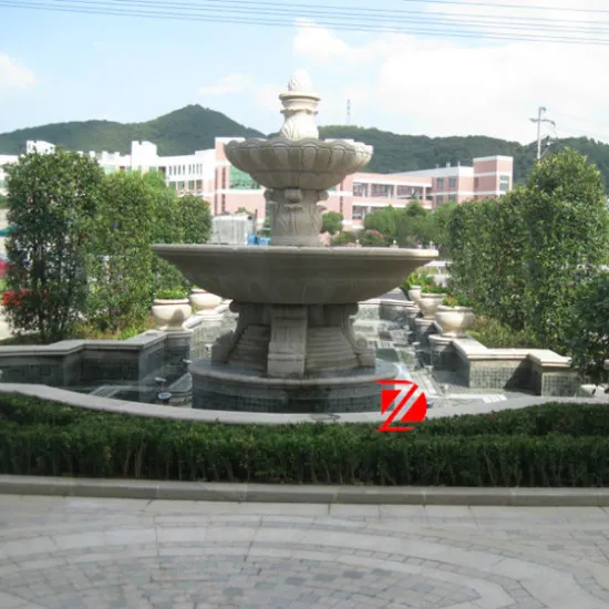 natural stone garden fountains