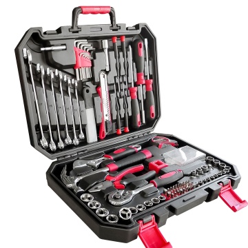 Professional 159-Piece Auto Repair Socket Wrench Set: Comprehensive Car Tool Kit with Durable Plastic Storage Case