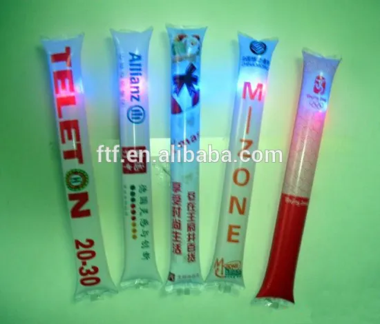 light PE plastic advertising festival game party inflatable cheering LED sticks