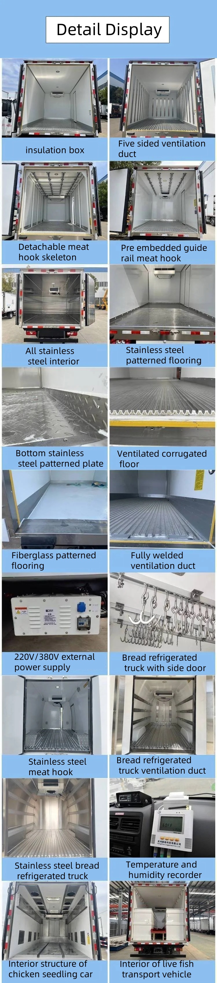 Refrigerated truck details