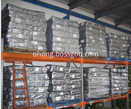 grey color PE tarpaulin bale