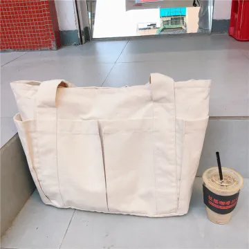 Customized Extra Large Canvas Cotton Tote Shopping Bag