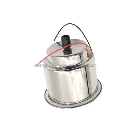 Shanghang 12V Stainless Steel Blue LED Light Drink Cup Holder with Drain for Marine RV Camper Boat