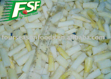Frozen white asparagus cuts