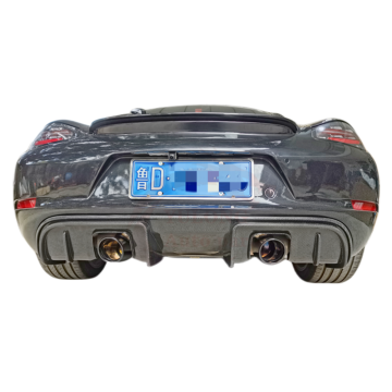 Sistema posteriore e di scarico in fibra semi-carbonio in stile GT di alta qualità per Porsche 987.2: Migliora l'estetica e le prestazioni della tua auto