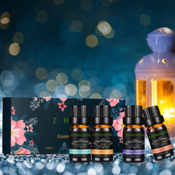 Wholesale Gift Set Perfume Fragrance Oil Massage 100% Natural Essential Oil Set For Diffuser air humidifier