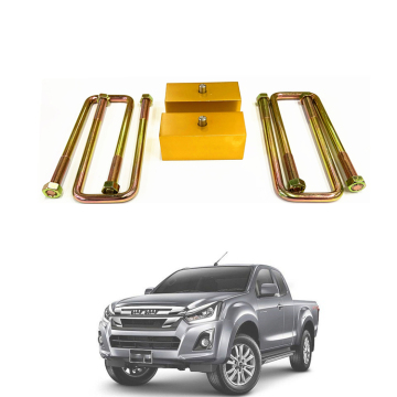 4x4 Araç Aksesuarları: D-MAX 2012-2019 için 2 inç alüminyum kaldırma bloğu kamyon süspansiyon asansör kitlerini al