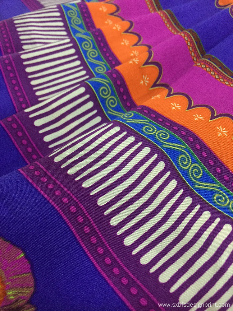 Rayon Satin 60S Printing Woven Fabric