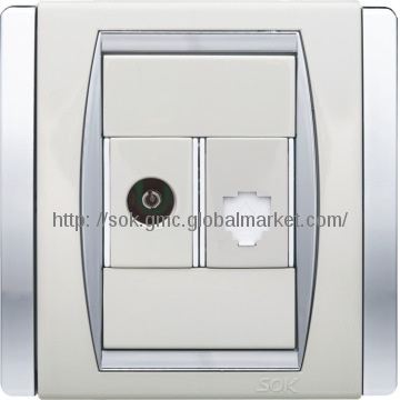 W91 series——1G TV + 1G TEL sockets