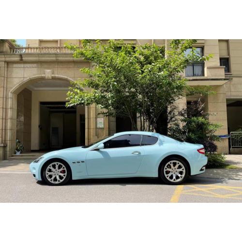 Metallic Blue Vinyl Wrap Glossy Ice Blue Car Wrapping1.52*18M Factory