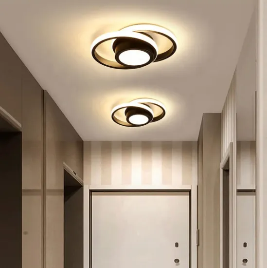 3CCT Changeable Double Head Ring LED Ceiling Lamps for Home Kitchen Lighting