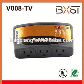 3 sockets voltage protector