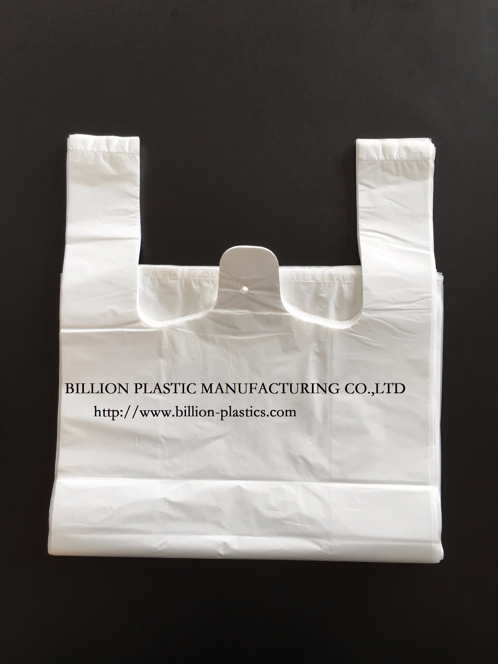 Poly Carrier Handbags T-Shirt Bag Plastic Shopping Bag