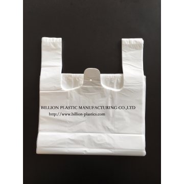 Poly Carrier Handbags T-Shirt Bag Plastic Shopping Bag