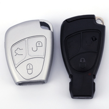 Metallic Silver Silicone Cover For Mercedes Benz