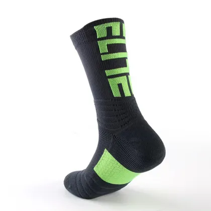 Elite Cushion Athletic Crew Funny Socks - Wholesale Unisex Men Women Tennis Basketball Socks