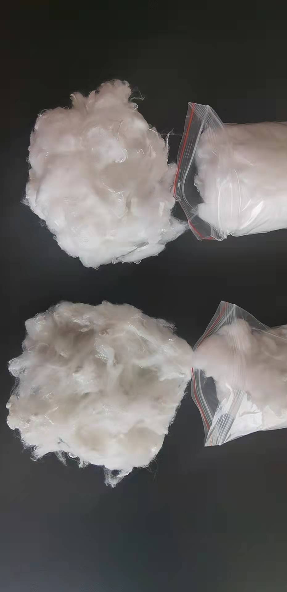 Újrahasznosított 1.4d*38 mm -es spunlace poliészter kapogató rost