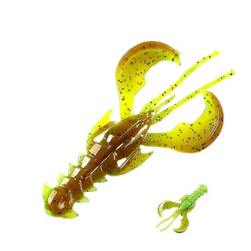 Soft Lure Kit: 65mm 10pcs & 40mm 20pcs Shrimp and Lobster Soft Plastic Fishing Lures