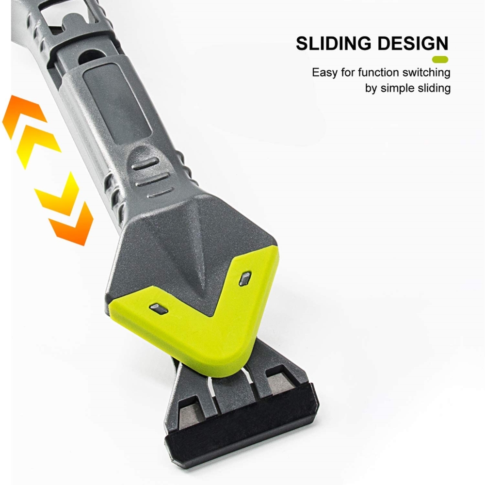 Silicone 5 in 1 caulking scraper finish tool