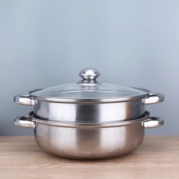 Thicken Stainless Steel Soup Pails Steamer