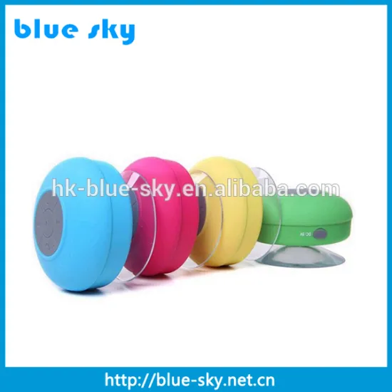 Portable wireless mini bluetooth speaker with colorful silicon waterproof cover real waterproof bluetooth speaker