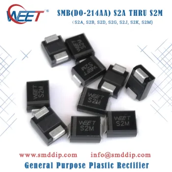 WEET SMB 2A 1000V S2A To S2M GPP Chip General Purpose Plastic Diodes