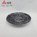 Home Embossed plate with Aluminzing&Spray color glass plate