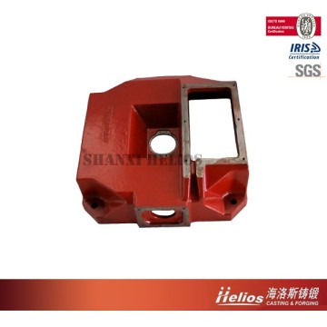 QT450-10 ductile iron Resin sand casting IRIS end cover