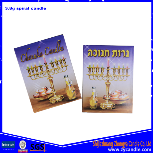 इज़राइल छोटे बॉक्स 3.8 जी यहूदी मोमबत्ती