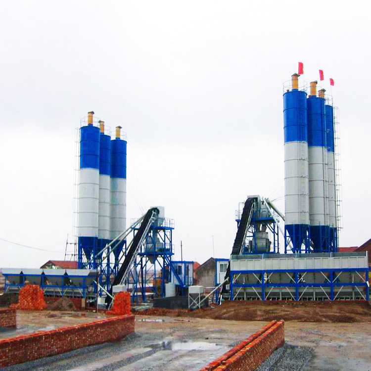 90m3 durable construction electric concrete batching plant