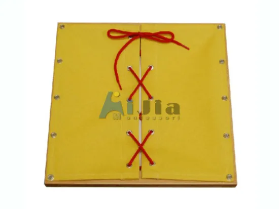 Montessori material toys Lacing Dressing Frame