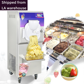 Door-to-Door Industrial Milk & Fruit Hard Ice Cream Maker Mix Machine from LA Warehouse