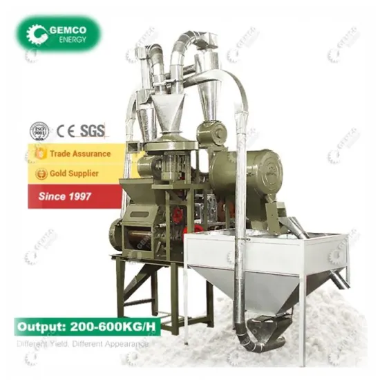 Customizable Stainless Steel Automatic Grain Mill for Wheat, Corn, Yam, and Atta