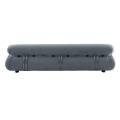 Cassina Soriana Drei -Sitzer -Stoff -Sofa Replik