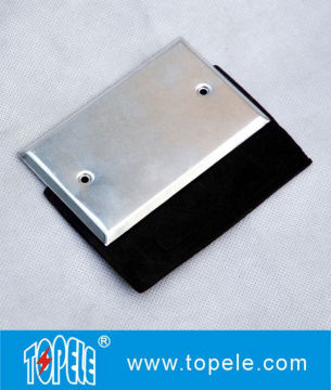 Flat One-gang Aluminum Stamped Cover, Weatherproof Electrical Boxes With Gasket And Screws