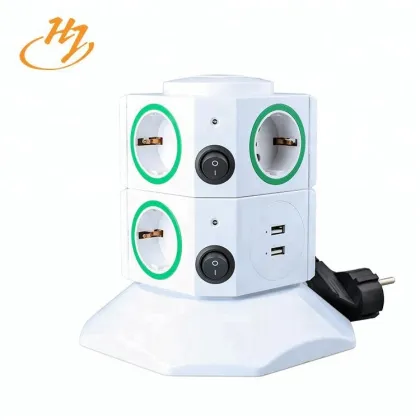 Electronics Plug Socket USB Outlet Vertical Socket