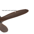 Modern silent wooden ceiling fan with remote