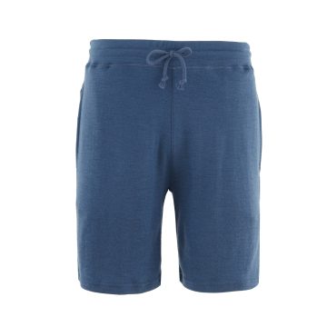 Custom Logo Solid Color Slim Fit Merino Wool Cargo Shorts for Men