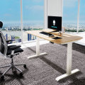 2024 Nuovo tavolo da tubo quadrato regolabile per scrivania moderna Nuovo tavolo da mobili a doppio motore in ufficio