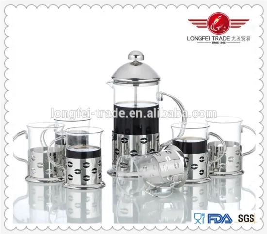 Glass Tea Coffee French Press Kettle