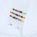 4MM fluorescent glass bead bracelet set