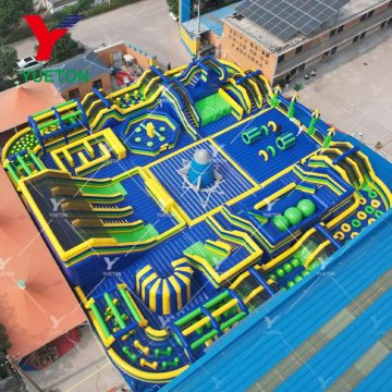 Commercial Amusement Outdoor Playrgound Giant Inflatable Bouncer Fun City