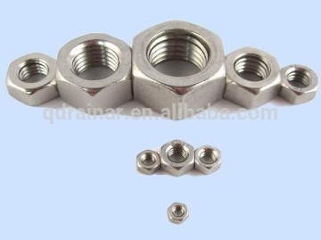 Iso4032 hex nut A2-70 stainless hex nut and Iso 7032 flat washer